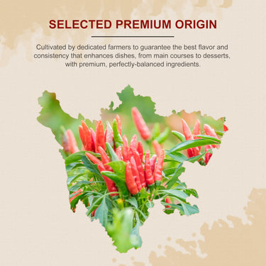 52USA Szechuan Red Dried Chilis, Whole Chili, Mild Spicy Chinese Chili 4 Oz (Mild Hot)